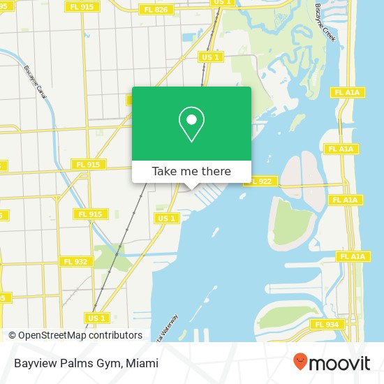 Mapa de Bayview Palms Gym