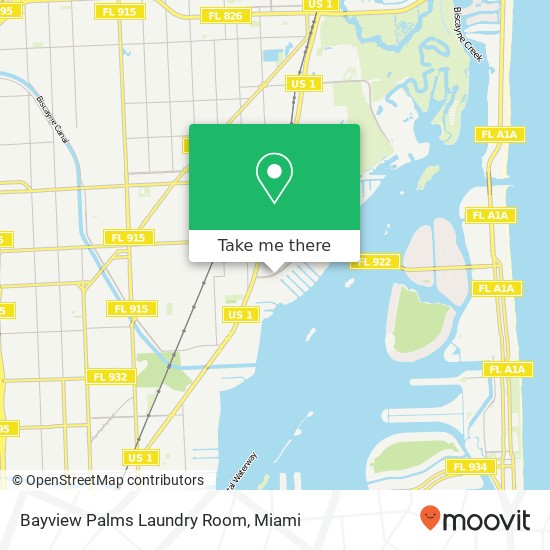 Bayview Palms Laundry Room map