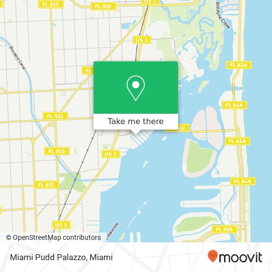 Miami Pudd Palazzo map