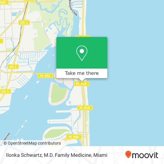 Ilonka Schwartz, M.D. Family Medicine map