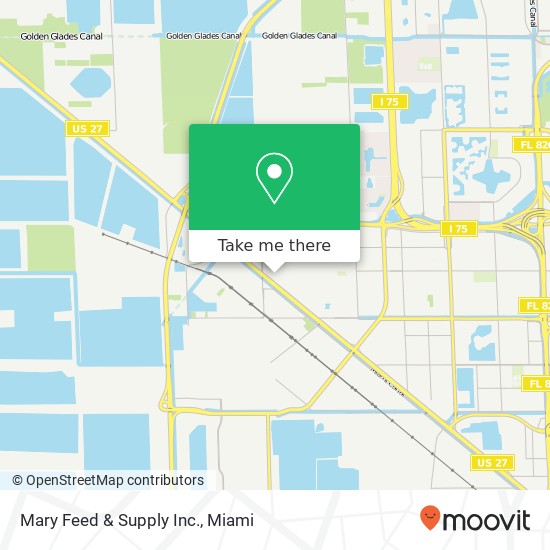 Mary Feed & Supply Inc. map