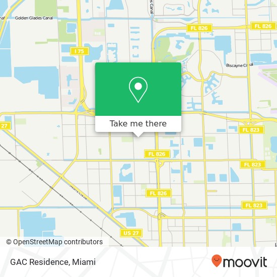 GAC Residence map