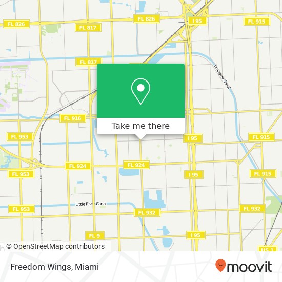 Freedom Wings map