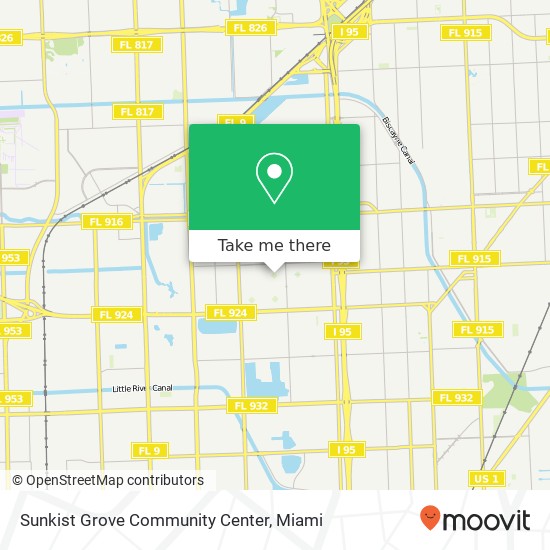 Sunkist Grove Community Center map