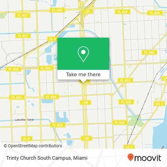 Mapa de Trinty Church South Campus