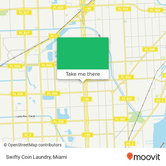 Mapa de Swifty Coin Laundry