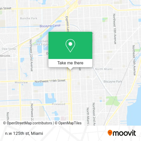 Mapa de n.w 125th st