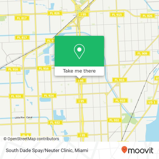 South Dade Spay/Neuter Clinic map