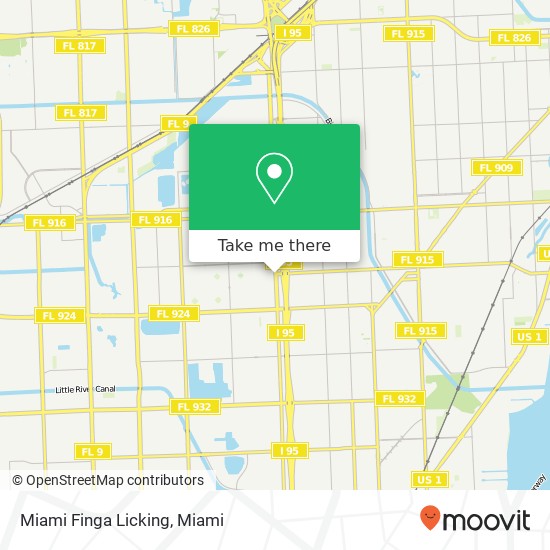 Mapa de Miami Finga Licking