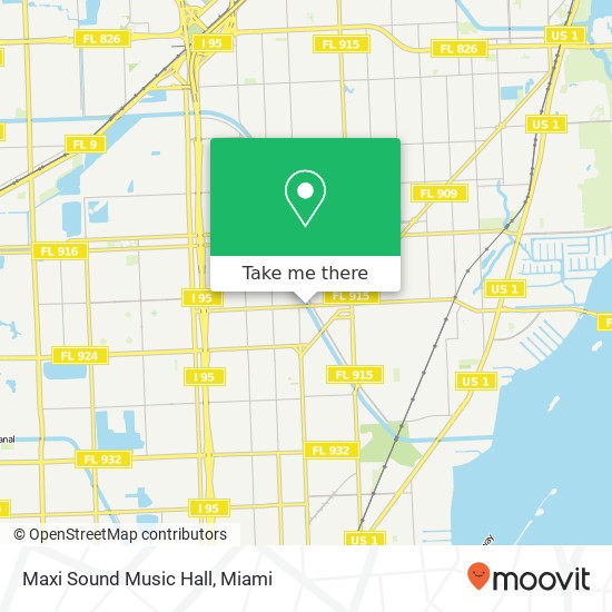 Mapa de Maxi Sound Music Hall