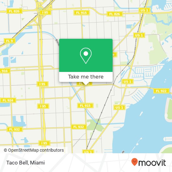 Mapa de Taco Bell