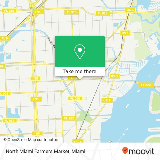 North Miami Farmers Market map