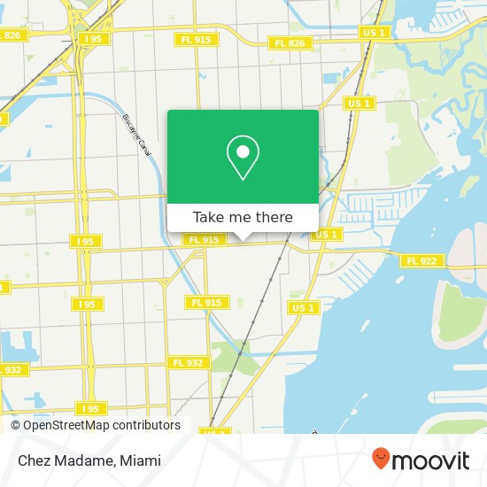 Mapa de Chez Madame