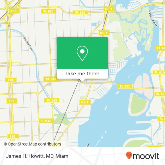 Mapa de James H. Howitt, MD