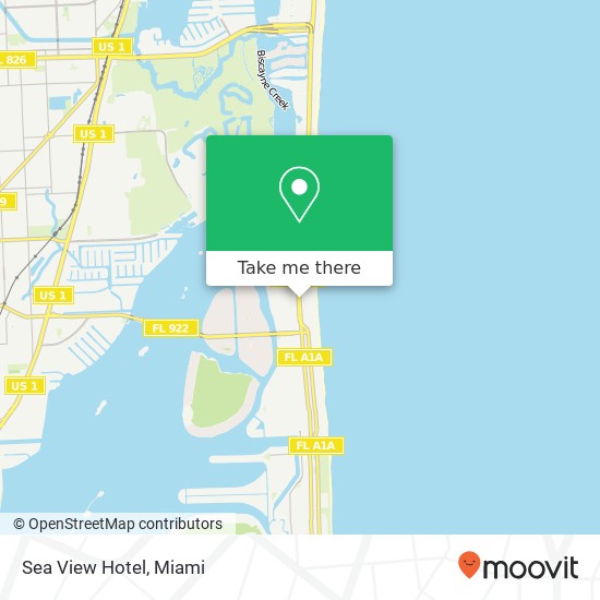 Mapa de Sea View Hotel