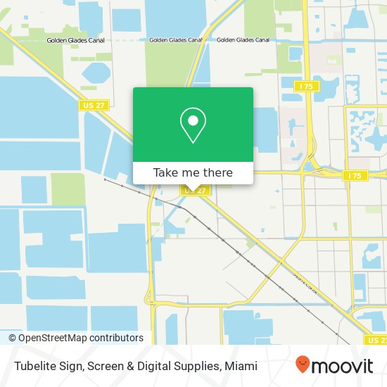 Tubelite Sign, Screen & Digital Supplies map