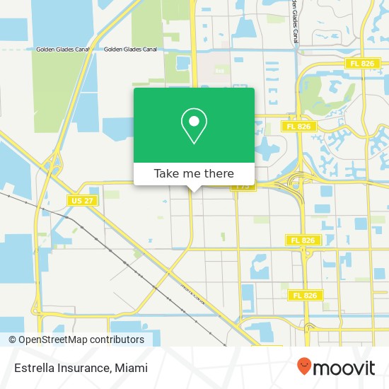 Estrella Insurance map