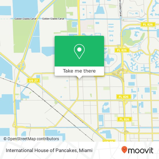 Mapa de International House of Pancakes