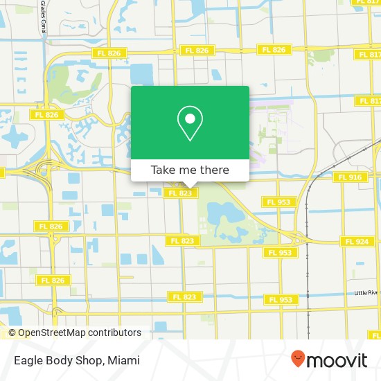 Eagle Body Shop map