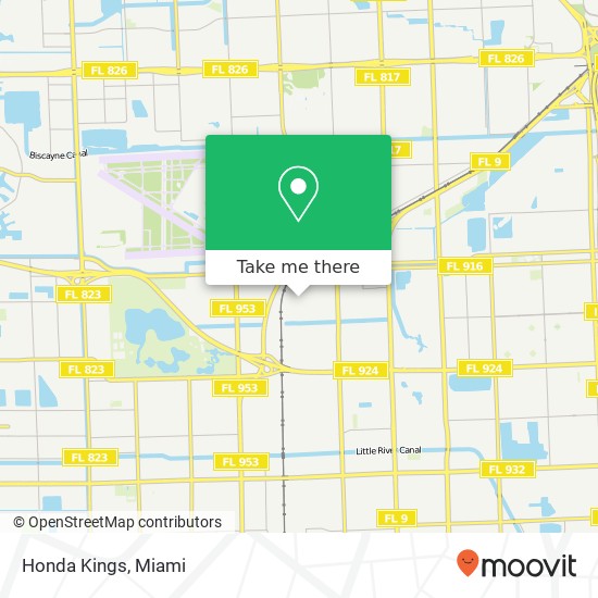 Mapa de Honda Kings