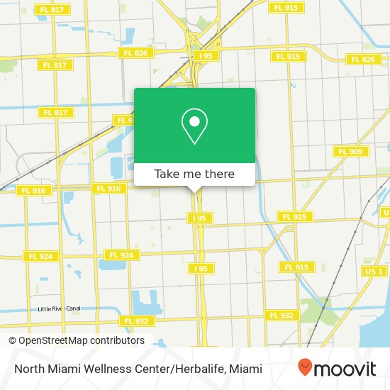 Mapa de North Miami Wellness Center / Herbalife