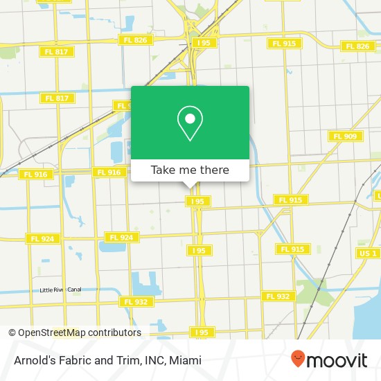 Arnold's Fabric and Trim, INC map