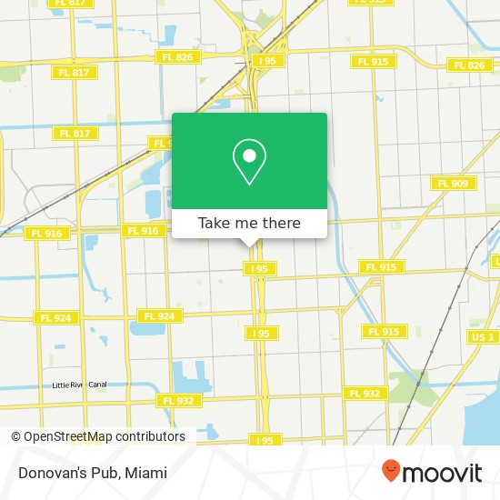 Donovan's Pub map