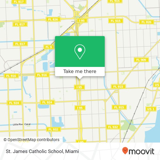 St. James Catholic School map