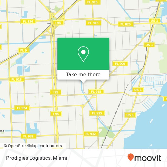 Prodigies Logistics map