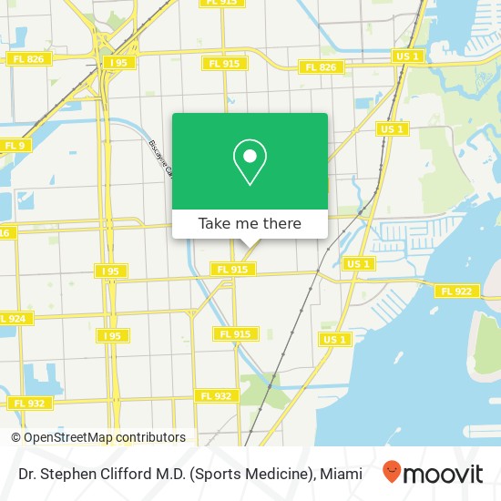 Dr. Stephen Clifford M.D. (Sports Medicine) map