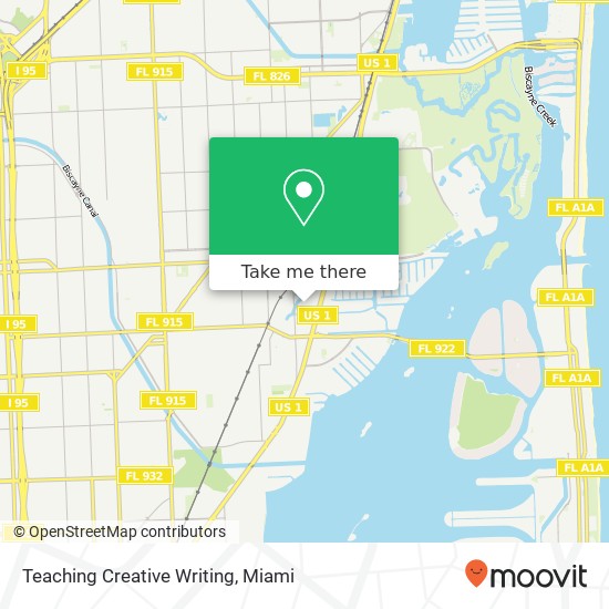 Teaching Creative Writing map