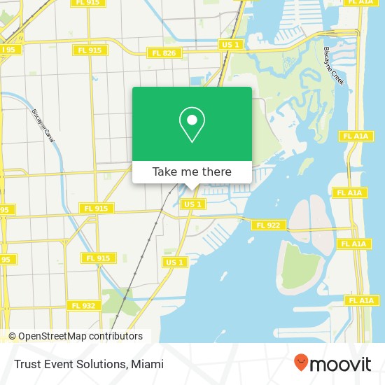 Mapa de Trust Event Solutions