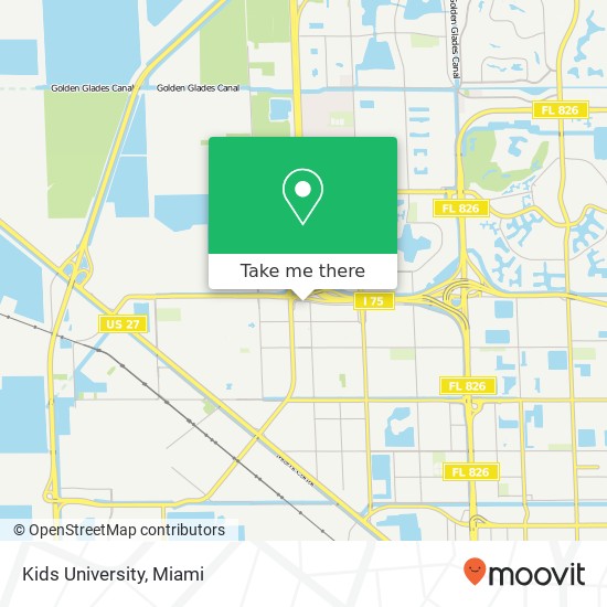 Kids University map