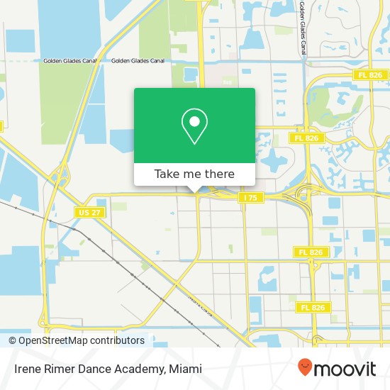 Irene Rimer Dance Academy map
