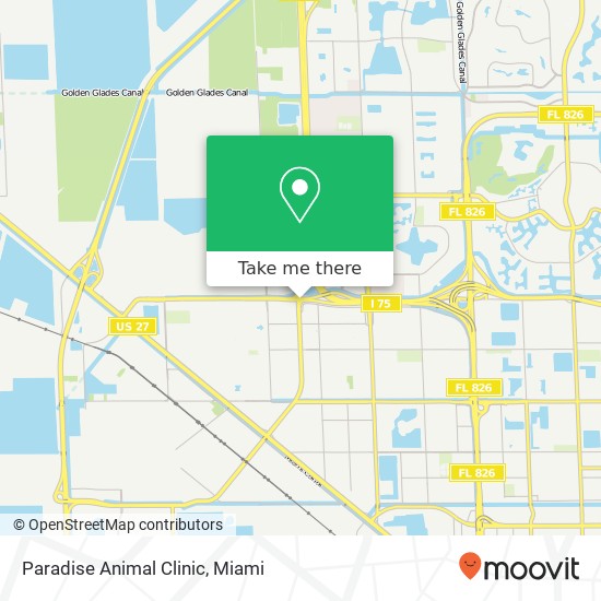 Mapa de Paradise Animal Clinic
