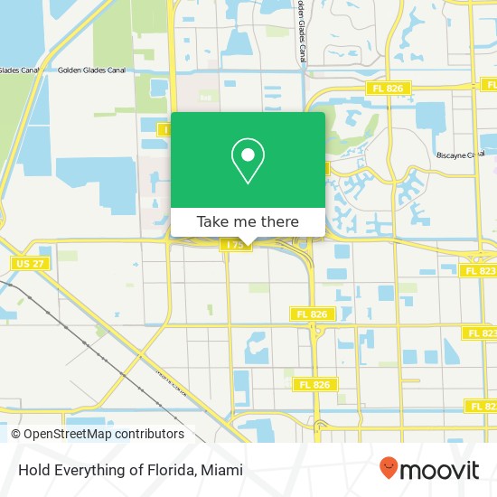 Mapa de Hold Everything of Florida