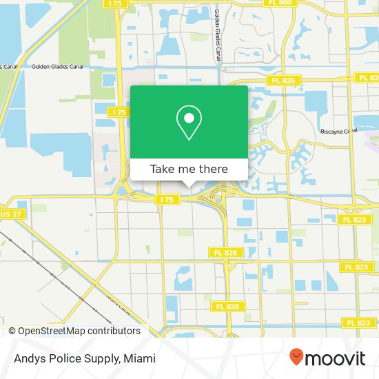 Andys Police Supply map