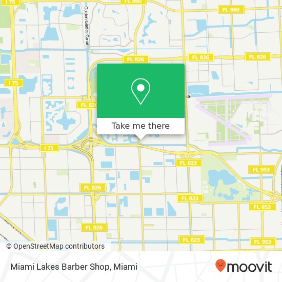 Mapa de Miami Lakes Barber Shop