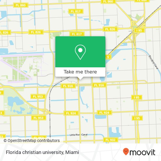 Mapa de Florida christian university