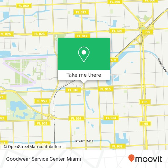 Mapa de Goodwear Service Center