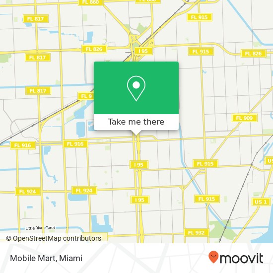 Mapa de Mobile Mart