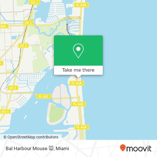 Bal Harbour Mouse 🐭 map