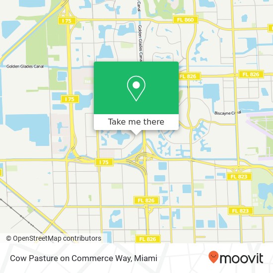 Cow Pasture on Commerce Way map