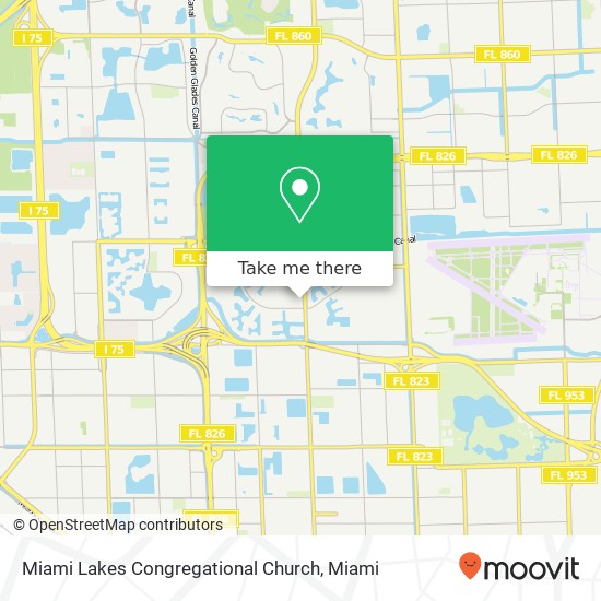 Mapa de Miami Lakes Congregational Church