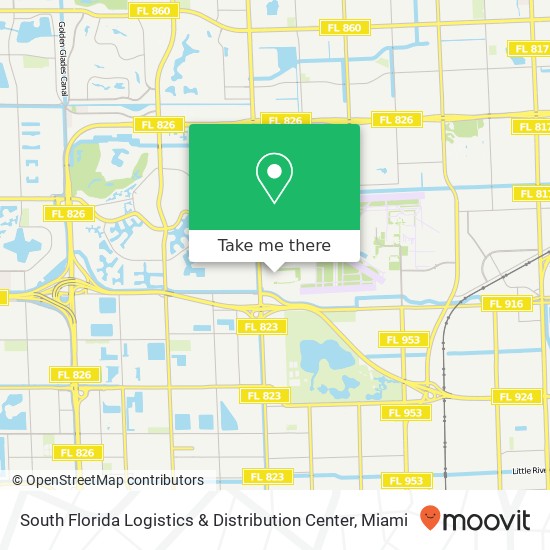 South Florida Logistics & Distribution Center map