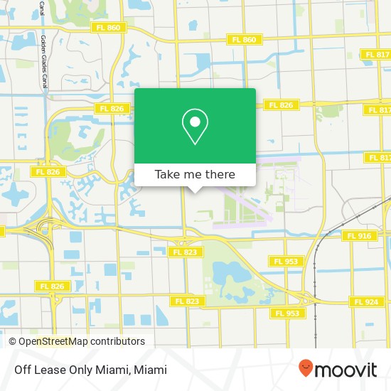 Off Lease Only Miami map