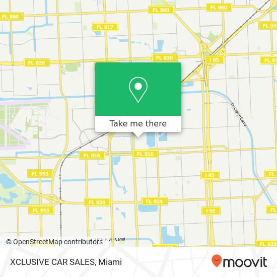 XCLUSIVE CAR SALES map
