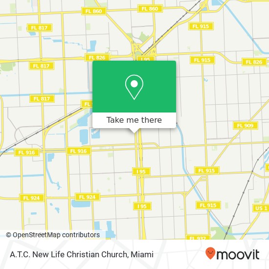 A.T.C. New Life Christian Church map