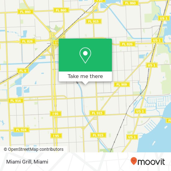 Miami Grill map