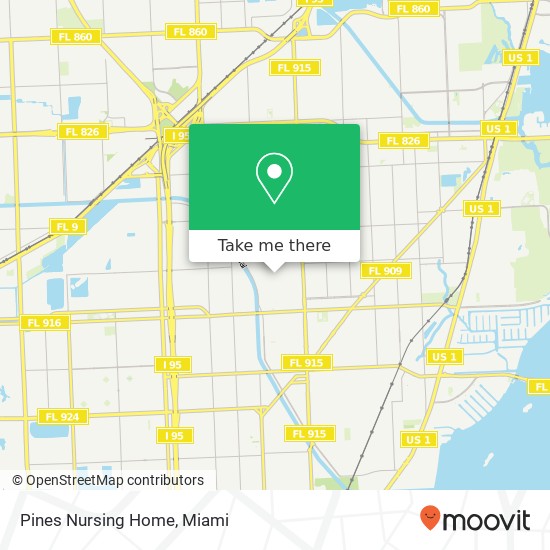 Pines Nursing Home map